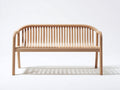 Panche da giardino - Legno - 128x59x87 cm - Naturale chiaro - Moderno