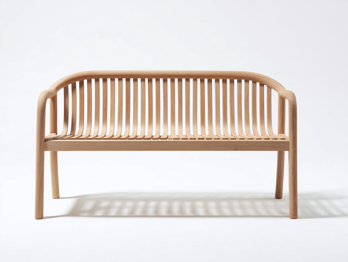 Panche da giardino - Legno - 128x59x87 cm - Naturale chiaro - Moderno